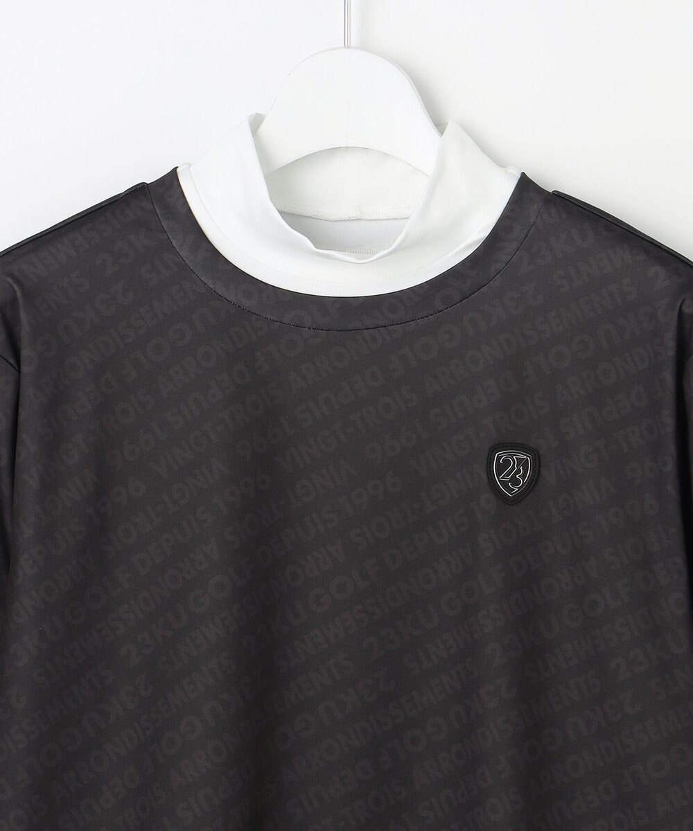 23区GOLF 【WOMEN】エアリージャージストレッチプルオーバー フェイクレイヤード 