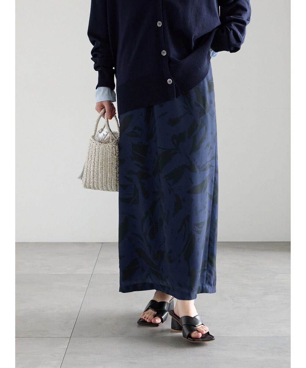 Te chichi 【2026年3月InRed掲載波瑠さん着用】ペイントパターンナロースカート 