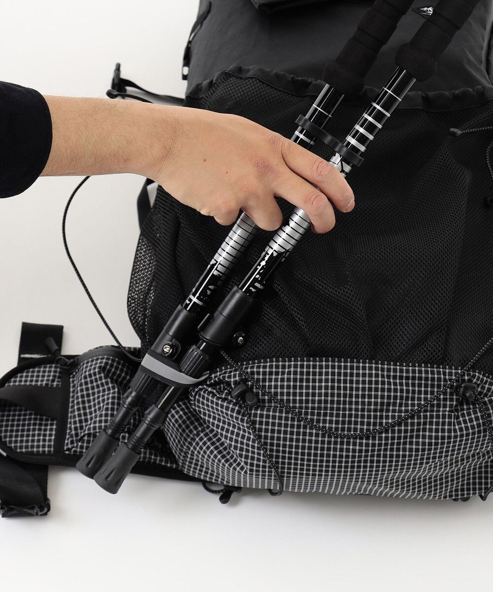 JOSEPH ABBOUD MOUNTAIN 【軽量/ECO撥水/サスティナブル素材/サコッシュが取り外せる】リサイクルリップストップ バックパック 33L 