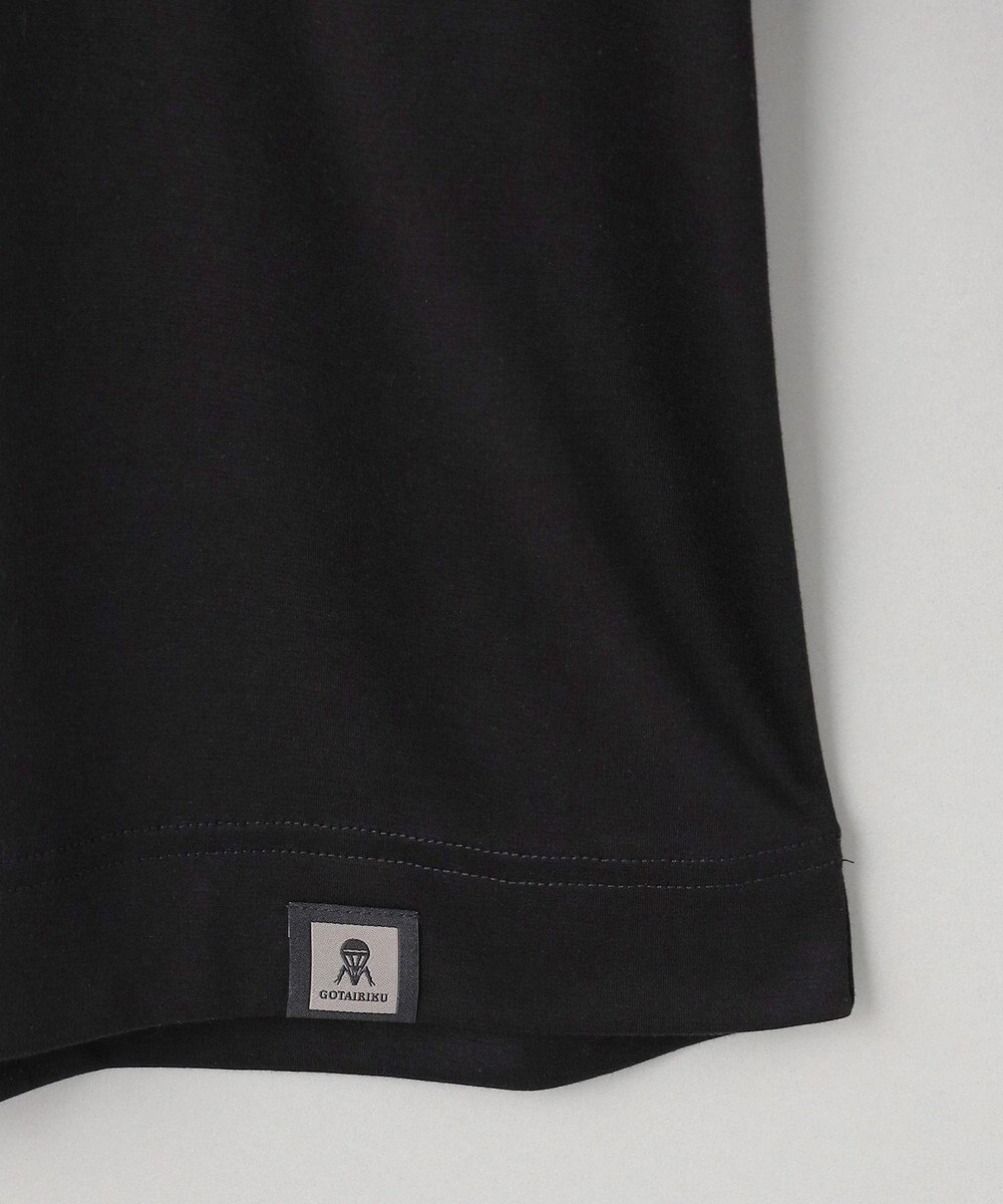 GOTAIRIKU 【綿100％】カバーネック ドレスTシャツ_ロング 