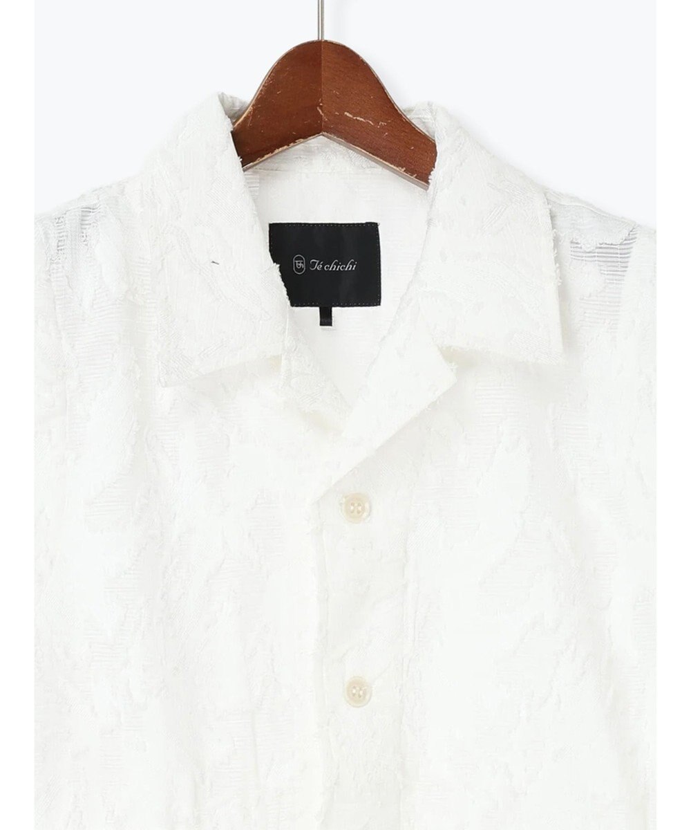 Te chichi カットジャガードジレ 