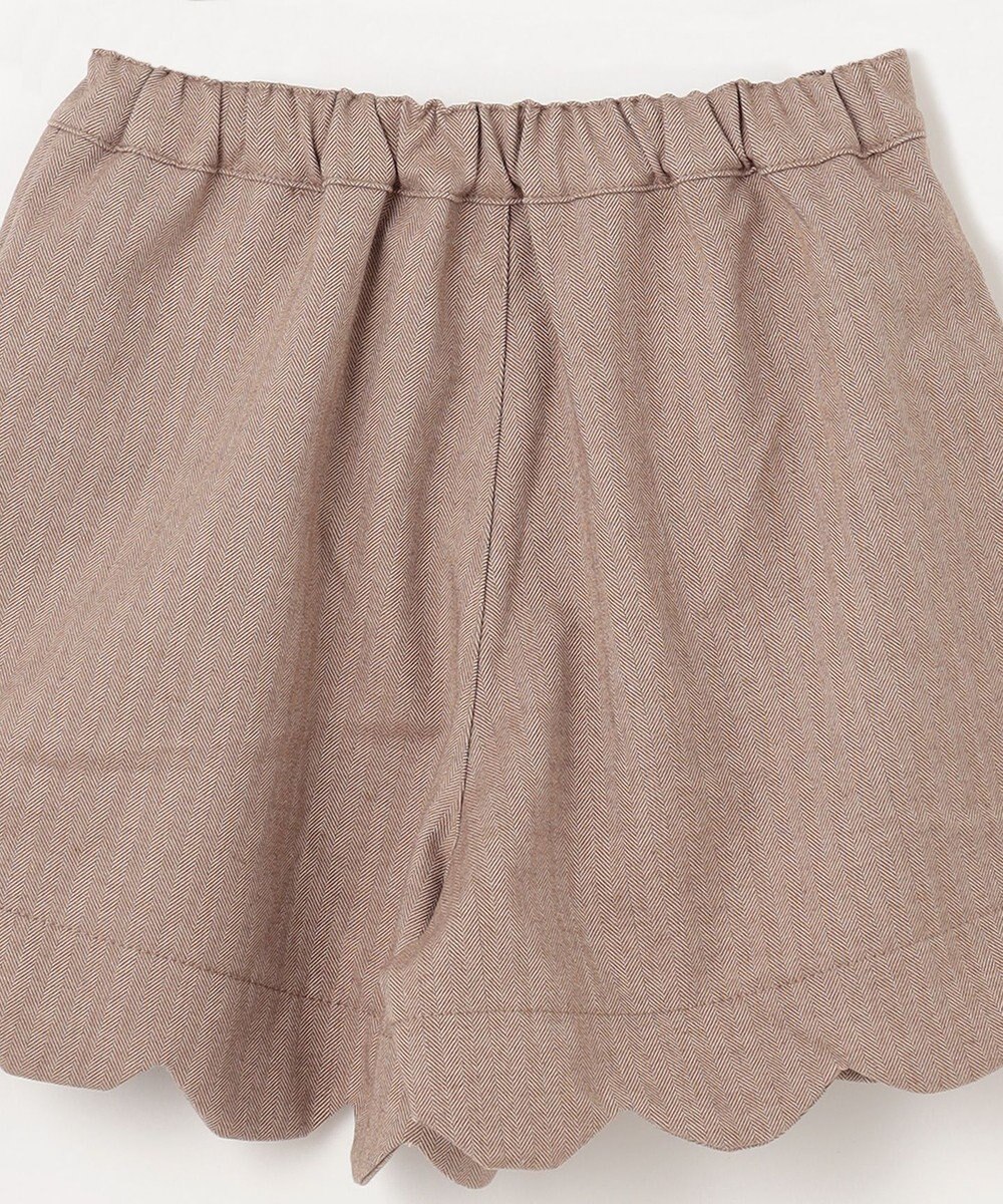 ANY KIDS ミニ丈 へリンボン キュロット 