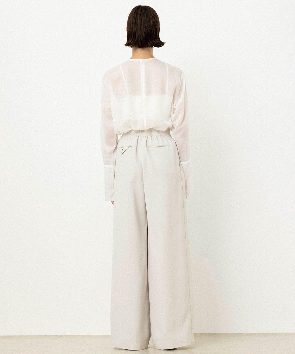 NAVE 【ReNAVE・洗える/UVカット】スパンポリエステル パンツ 