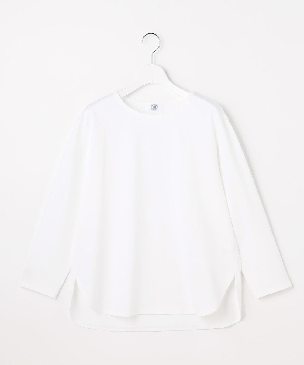 J.PRESS LADIES ベーシックジャージー シャツテール カットソー 