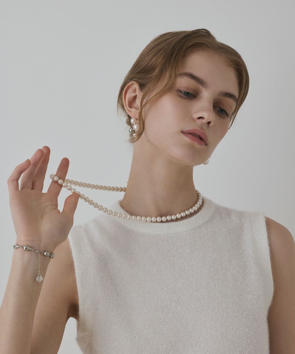 GRACE CONTINENTAL パールマルチwayネックレス 