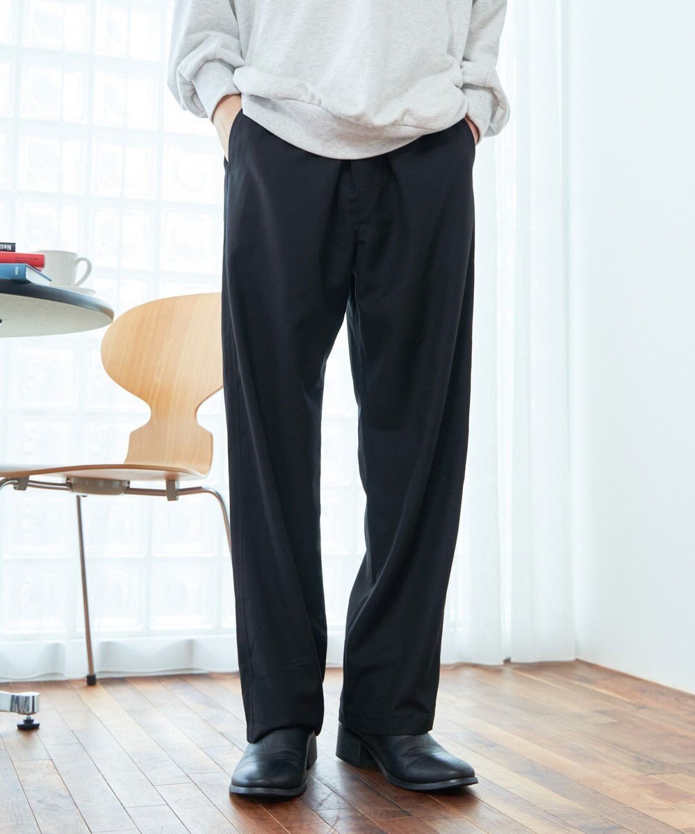 WEGO 【ウエストゴム】TRイージーストレートパンツ 