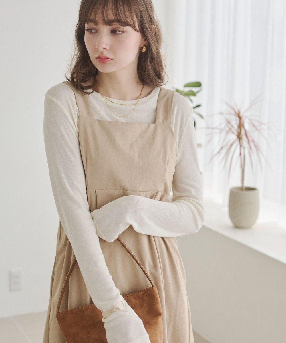 WEGO 【ANGIE VINTAGE】バックベルトジャンパースカート 