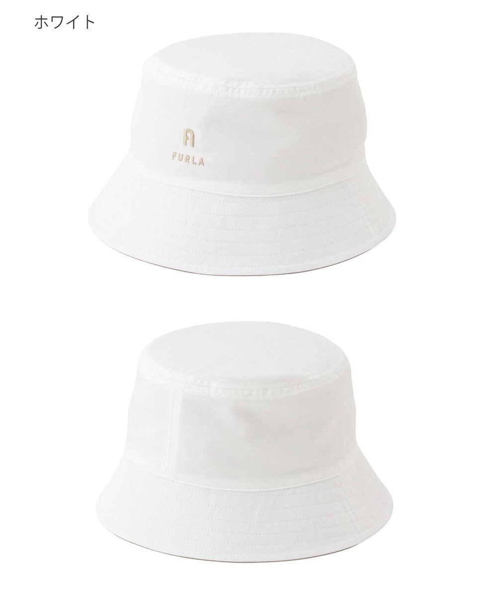 MOONBAT FURLA(フルラ)リバーシブルバケットハット 帽子 無地 UVカット 手洗い可能 