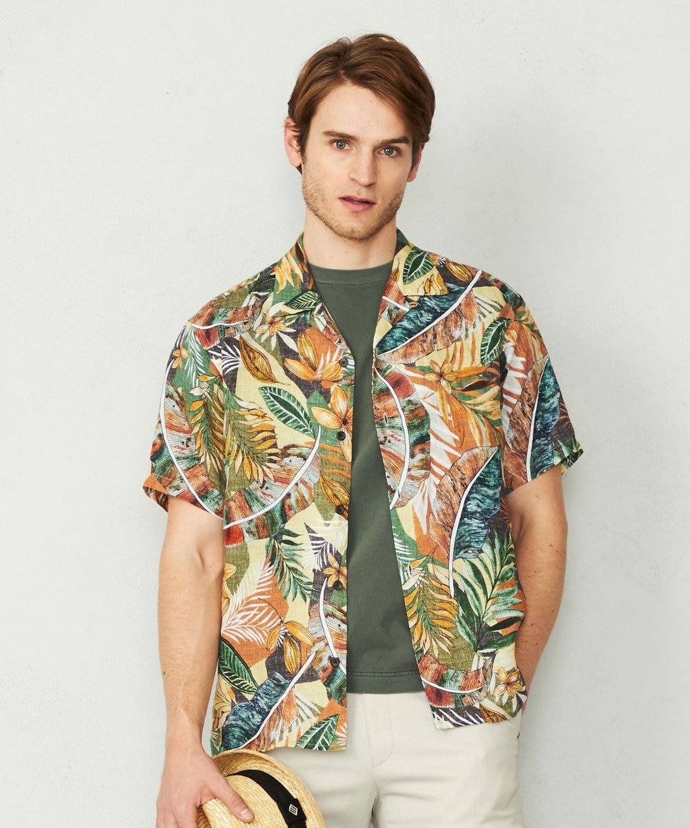 麻100 トロピカルモチーフ シャツ Joseph Abboud ファッション通販 公式通販 オンワード クローゼット 麻100 トロピカルモチーフ シャツ Joseph Abboud ファッション通販 公式通販 オンワード クローゼット