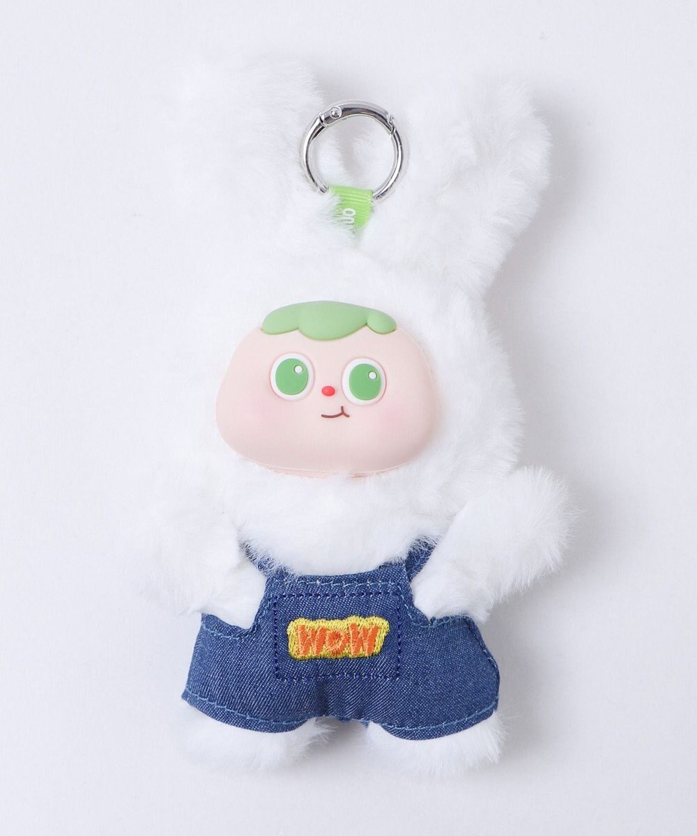 WEGO ぷっくりサロペうさちゃんぬいぐるみキーホルダー 