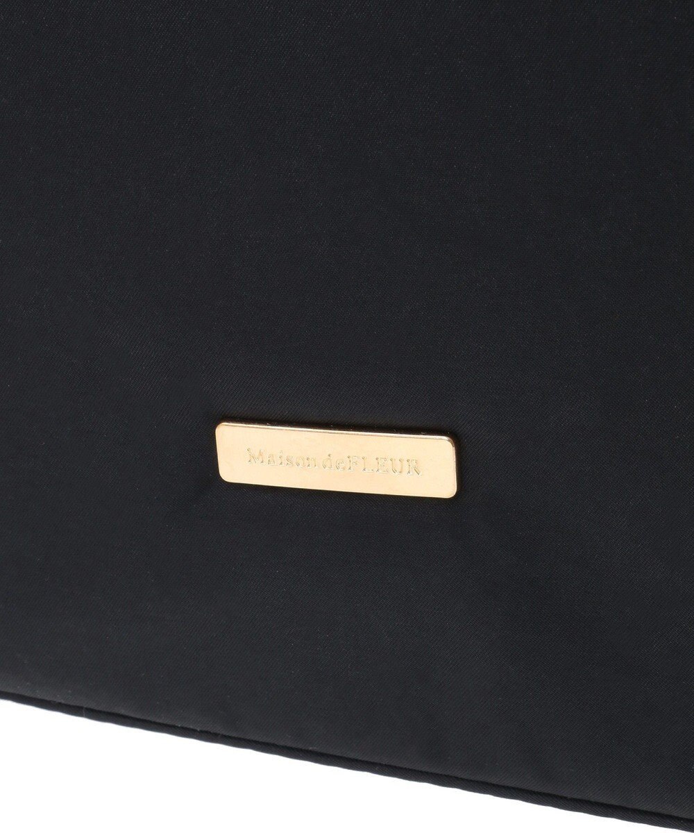 Maison de FLEUR 撥水加工3ルームトートバッグ 