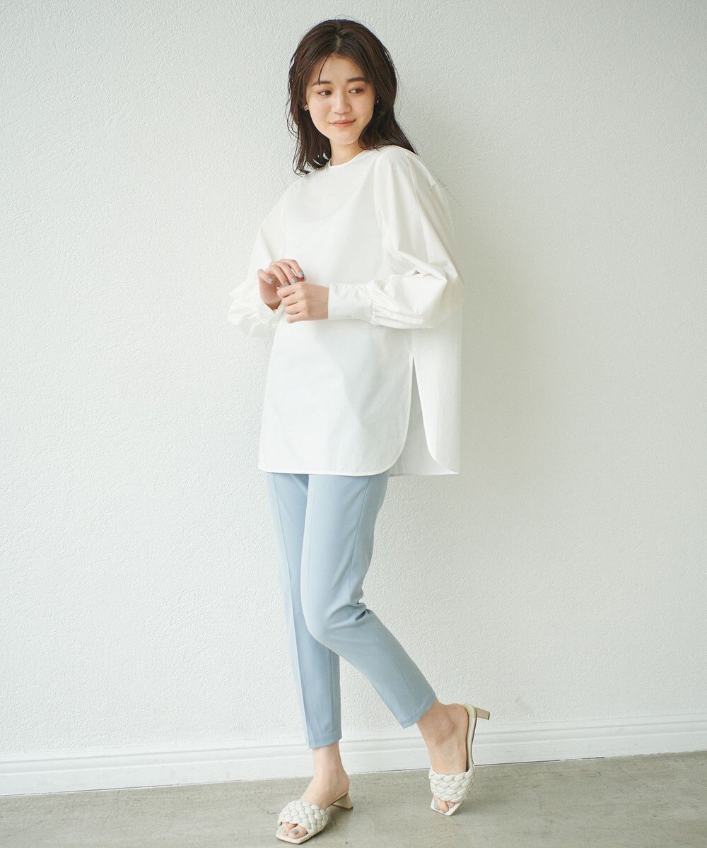 #Newans 【新色登場！】美シルエットセンタープレスパンツ 