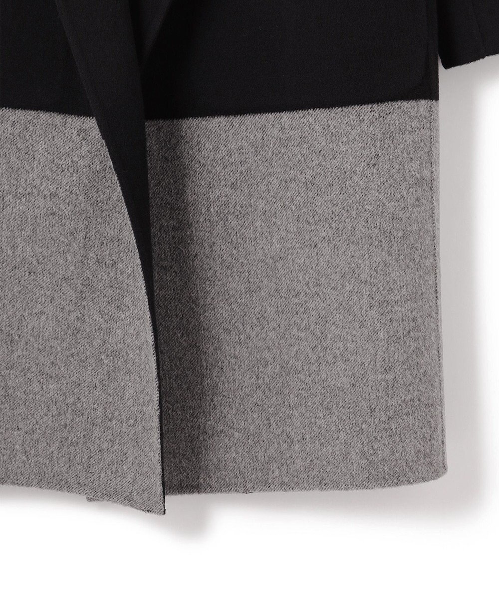 JOSEPH ダブルフェイスカラーブロック　ラップコート 