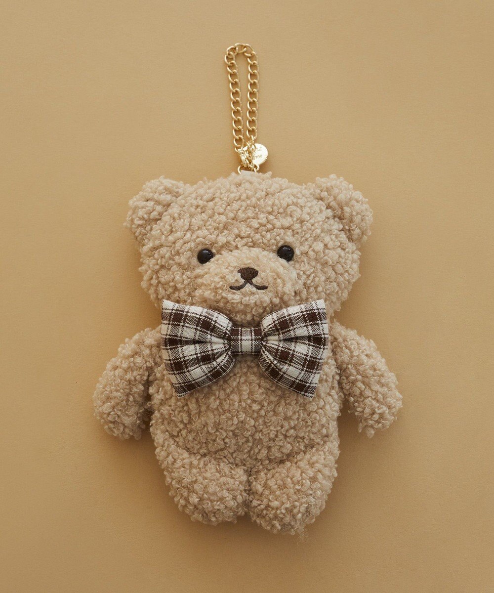 Maison de FLEUR 【限定カラーあり】リボンベアパスケース 