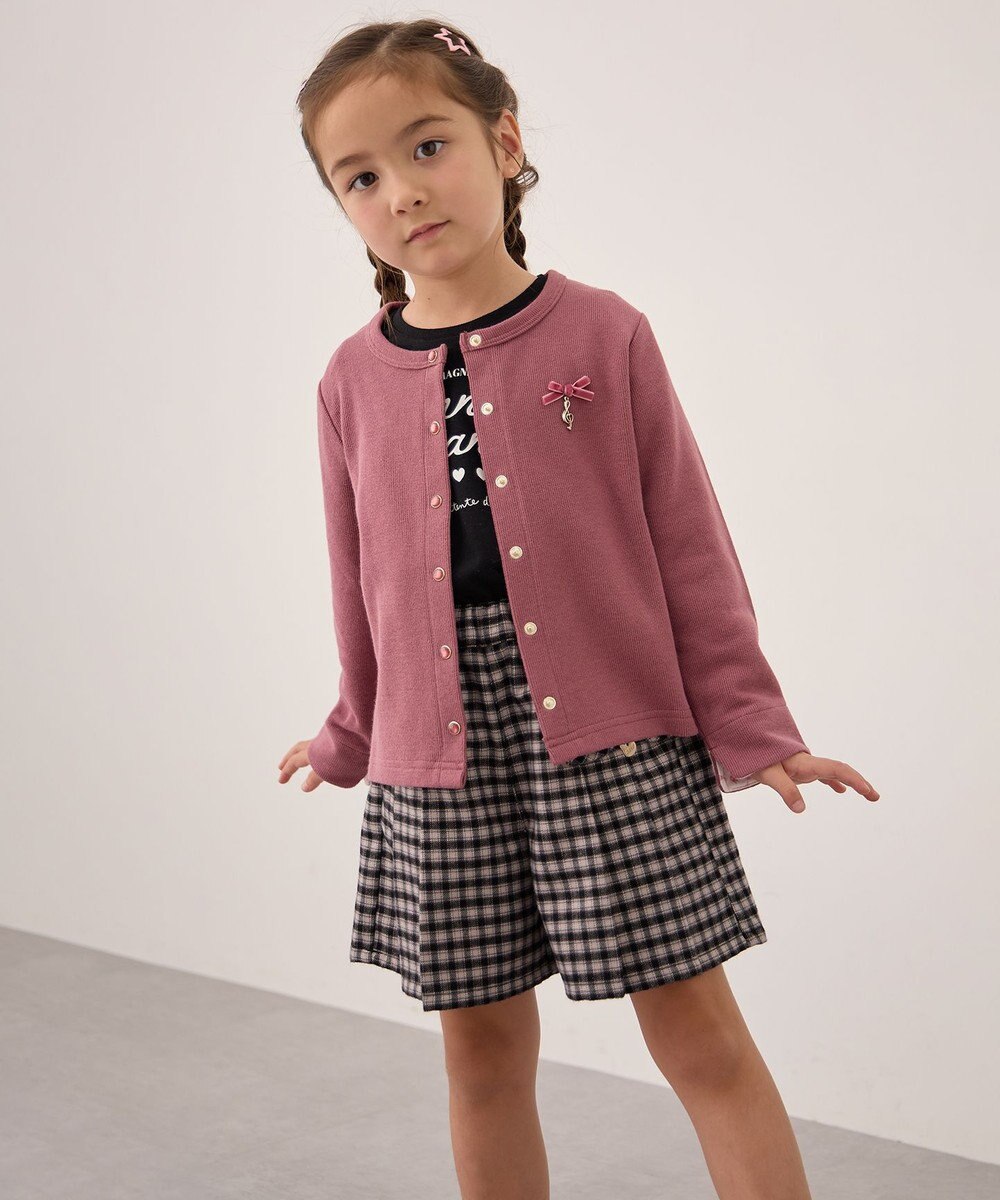 ANY KIDS まいにちスナップカーディガン 