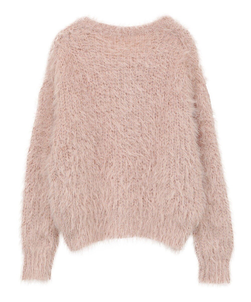 AMERICAN HOLIC シャギーニットクルーネックカーディガン 