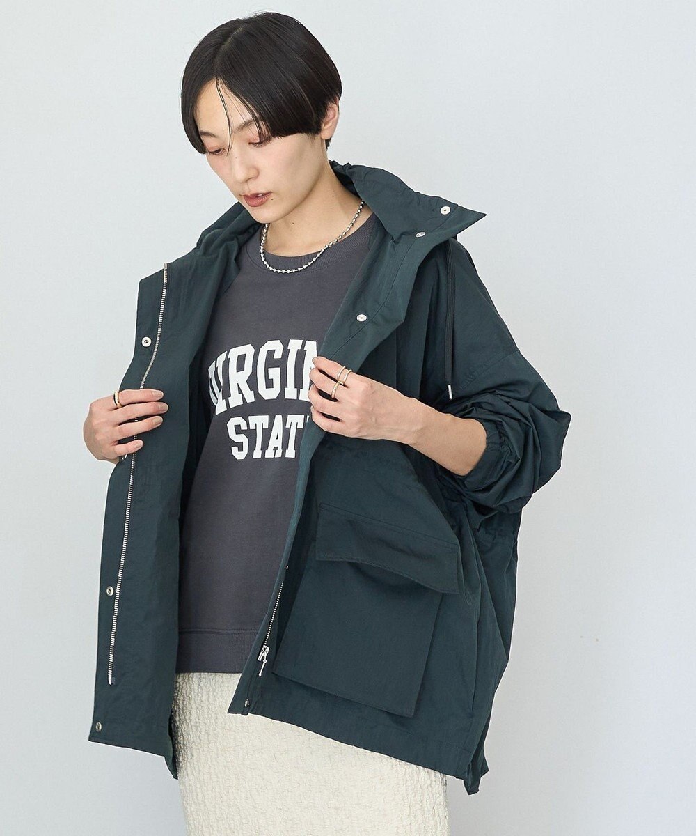 AMERICAN HOLIC 撥水加工フード取り外しマウンテンパーカー 