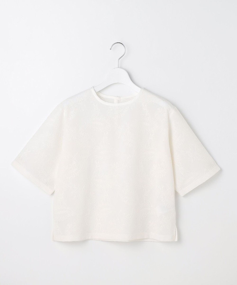 ANY SIS S レースクロップド プルオーバー 