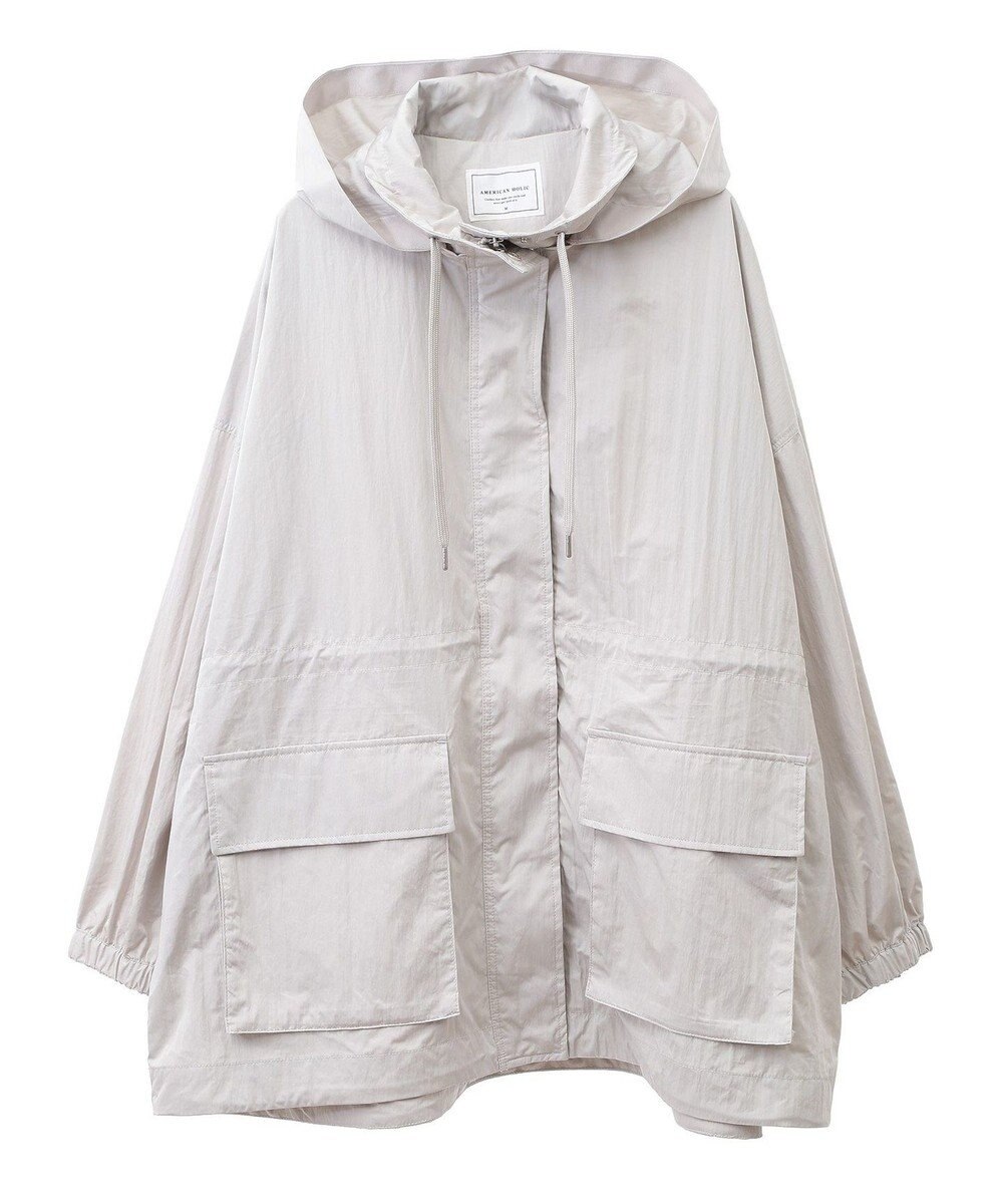 AMERICAN HOLIC 撥水加工フード取り外しマウンテンパーカー 