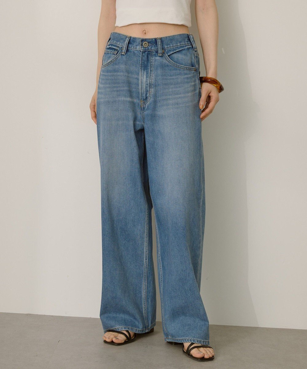 AMERICAN HOLIC 【接触冷感】ワイドデニム 