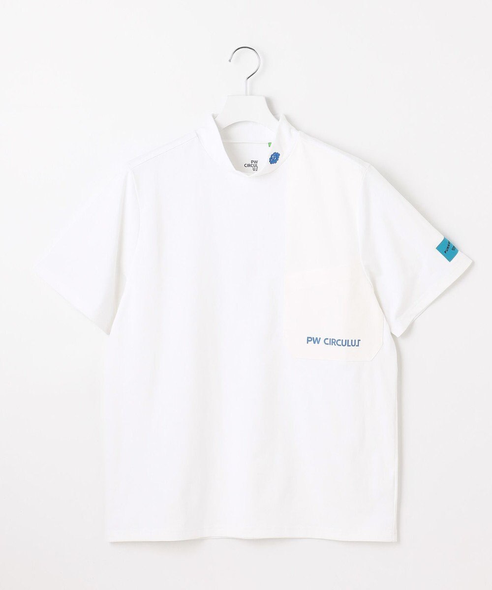 PW CIRCULUS 【吸水速乾 / UV遮蔽率99.5% UVカット / ストレッチ】【MEN】ポケットモックT ゴルフ 