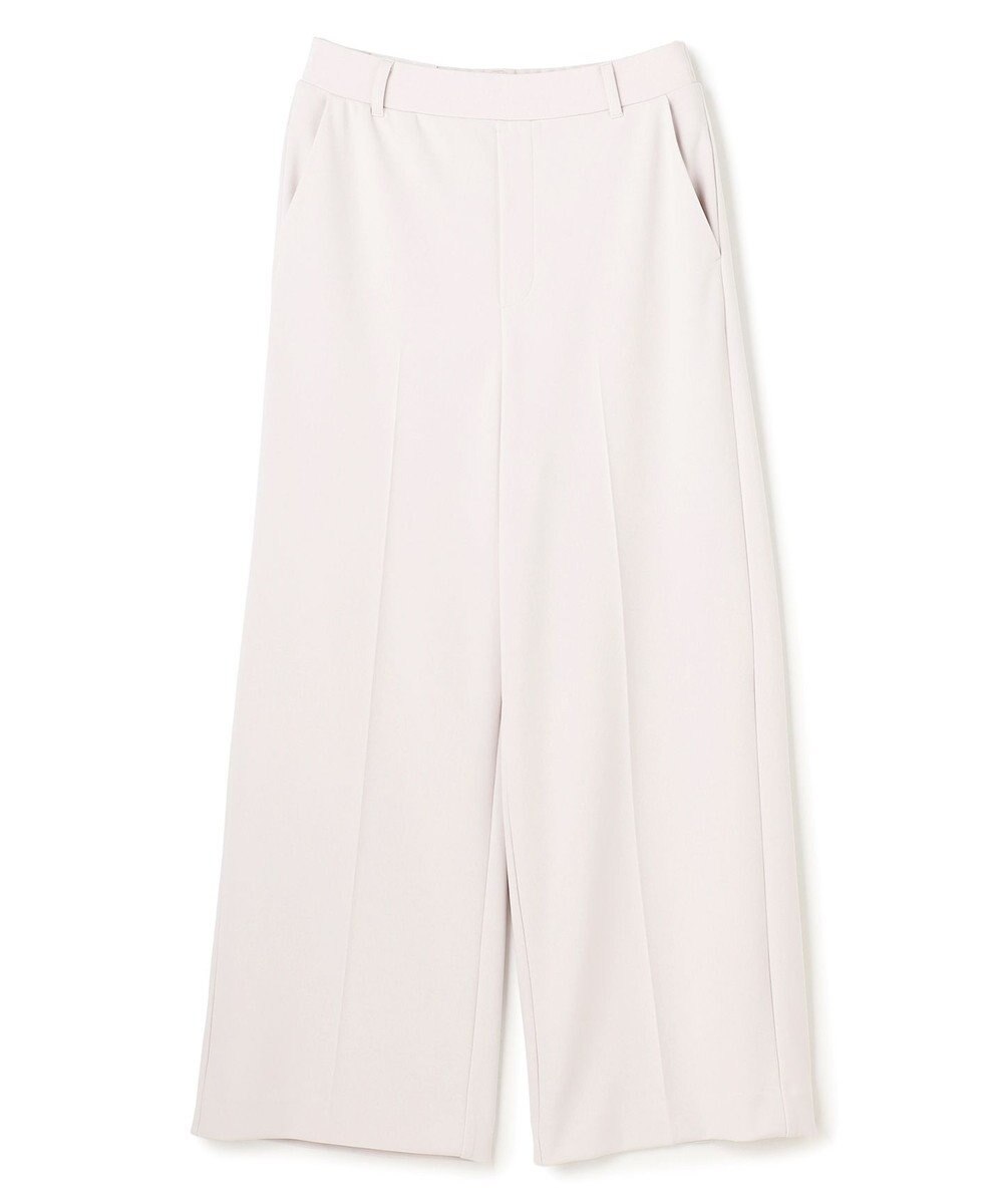 UNFILO L 【ウエストゴム/美シルエット/15サイズ展開】BEAUTY MOVE ワイドストレートパンツ 