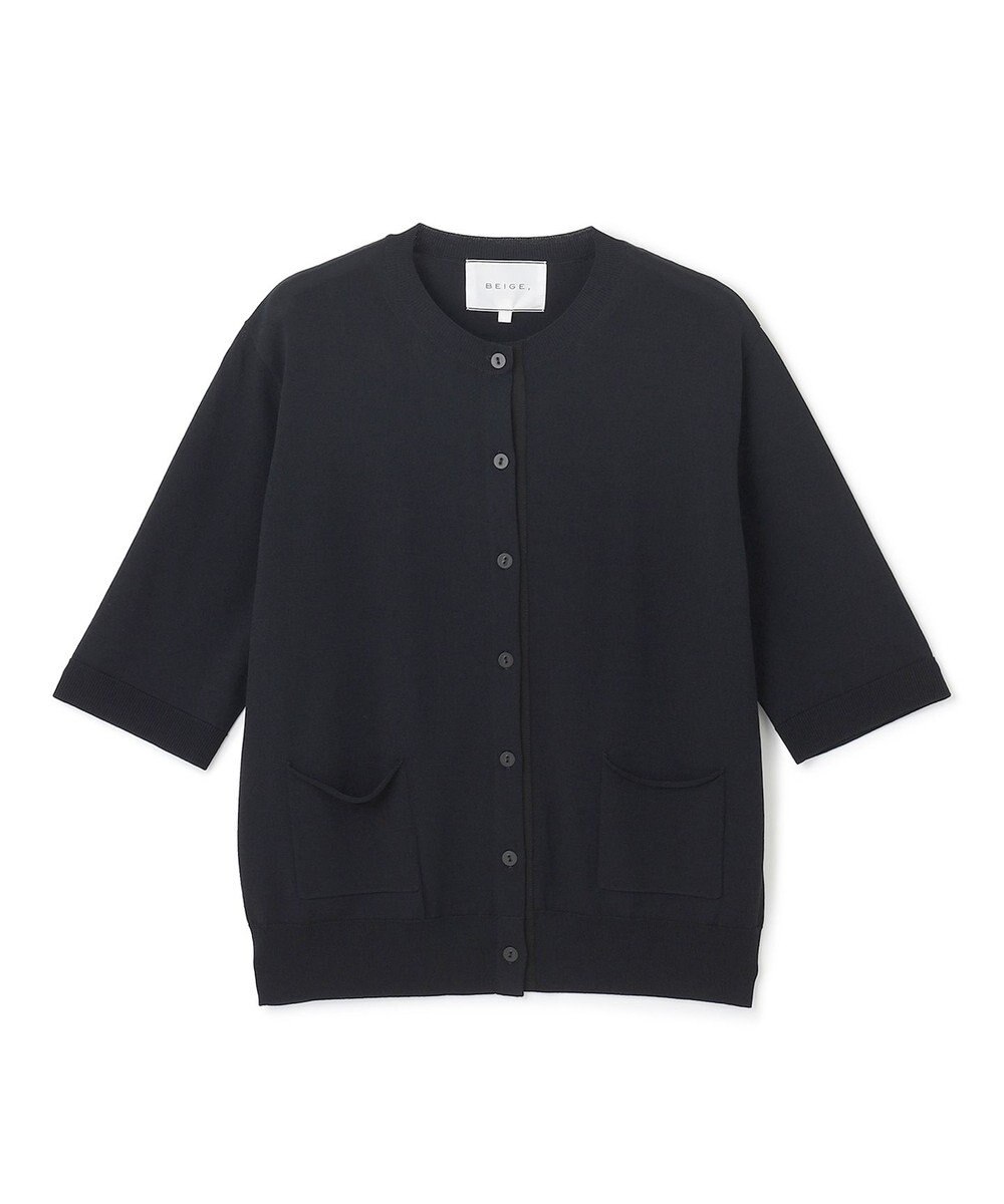 BEIGE， 【S-size】VALOIS / 半袖カーディガン 