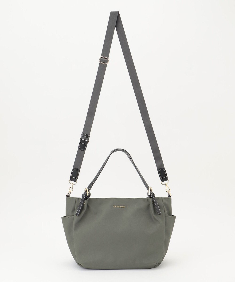 LA BAGAGERIE ポリエステルキャンバス　2WAYミニトート 