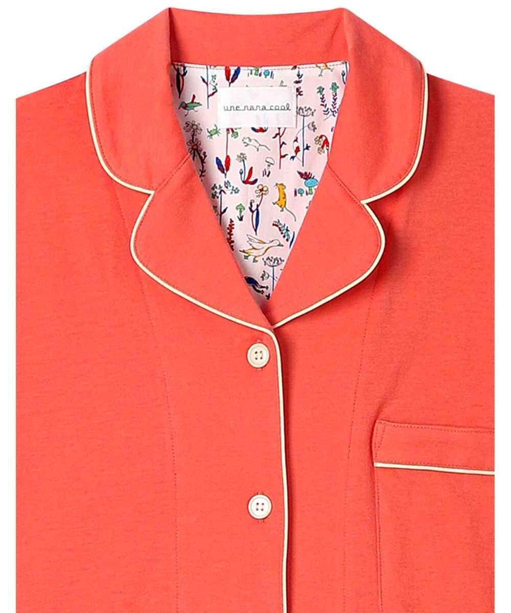 une nana cool 【綿100％】強撚天竺半袖パジャマ MADE WITH LIBERTY FABRIC 