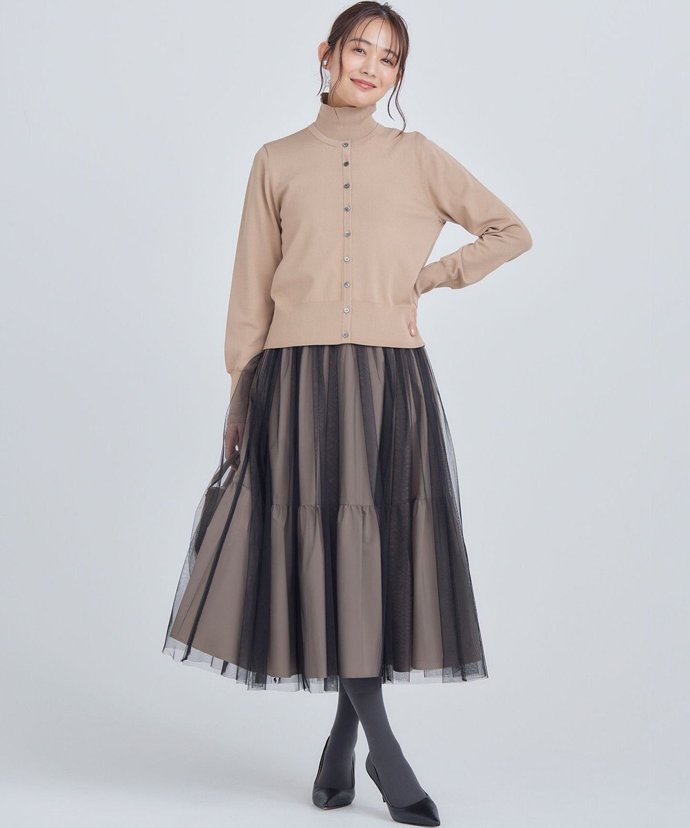 組曲 S ギャザーチュール ドラマティック スカート 