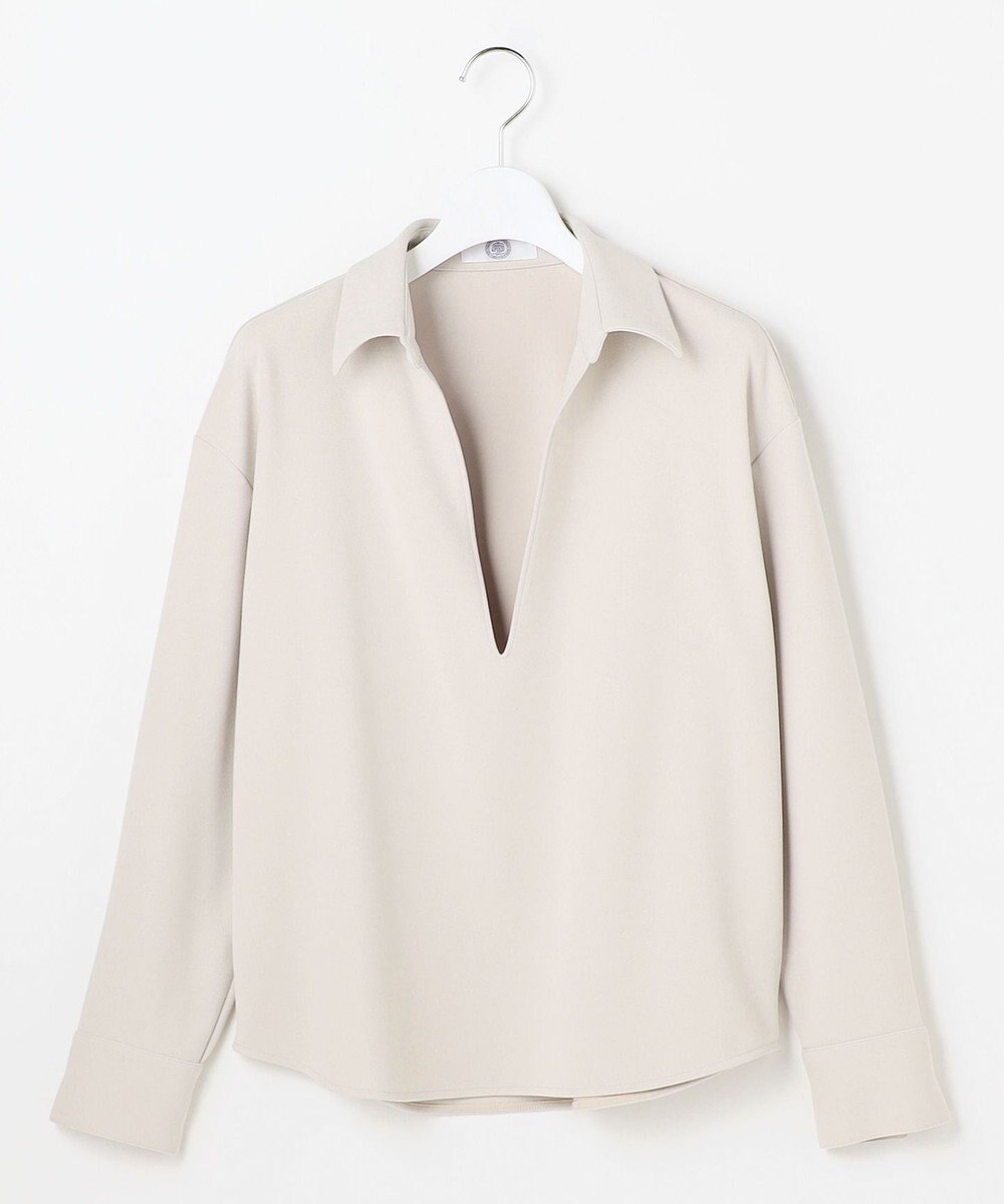 J.PRESS LADIES ジョーゼットダンボール スキッパー カットソー 