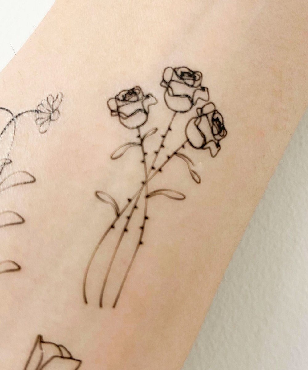 WEGO シンプルモチーフタトゥーシールA 