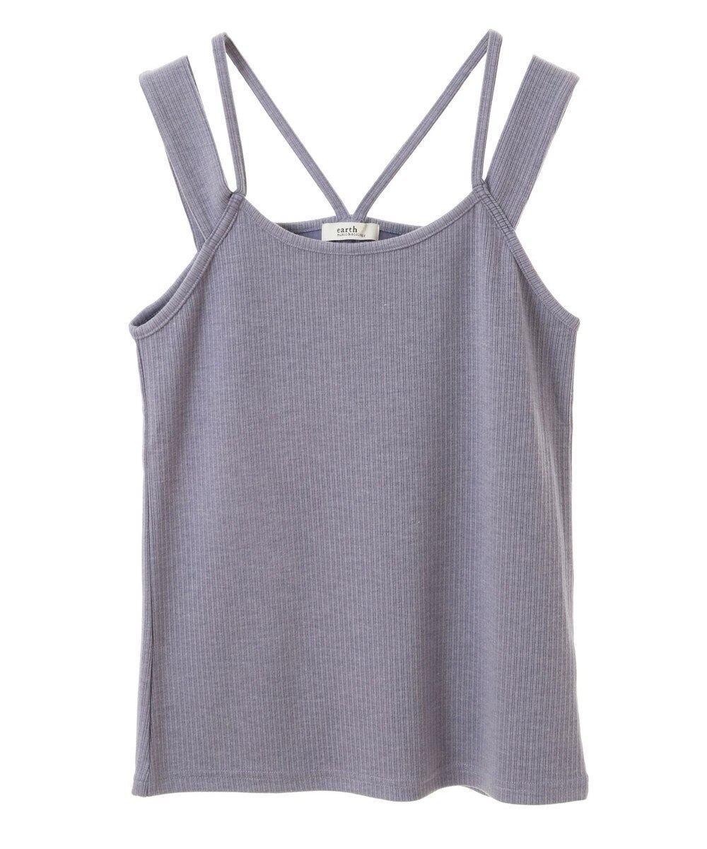 earth music&ecology ＳＥＴ２点レースカーディガン＋レイヤードインナー 