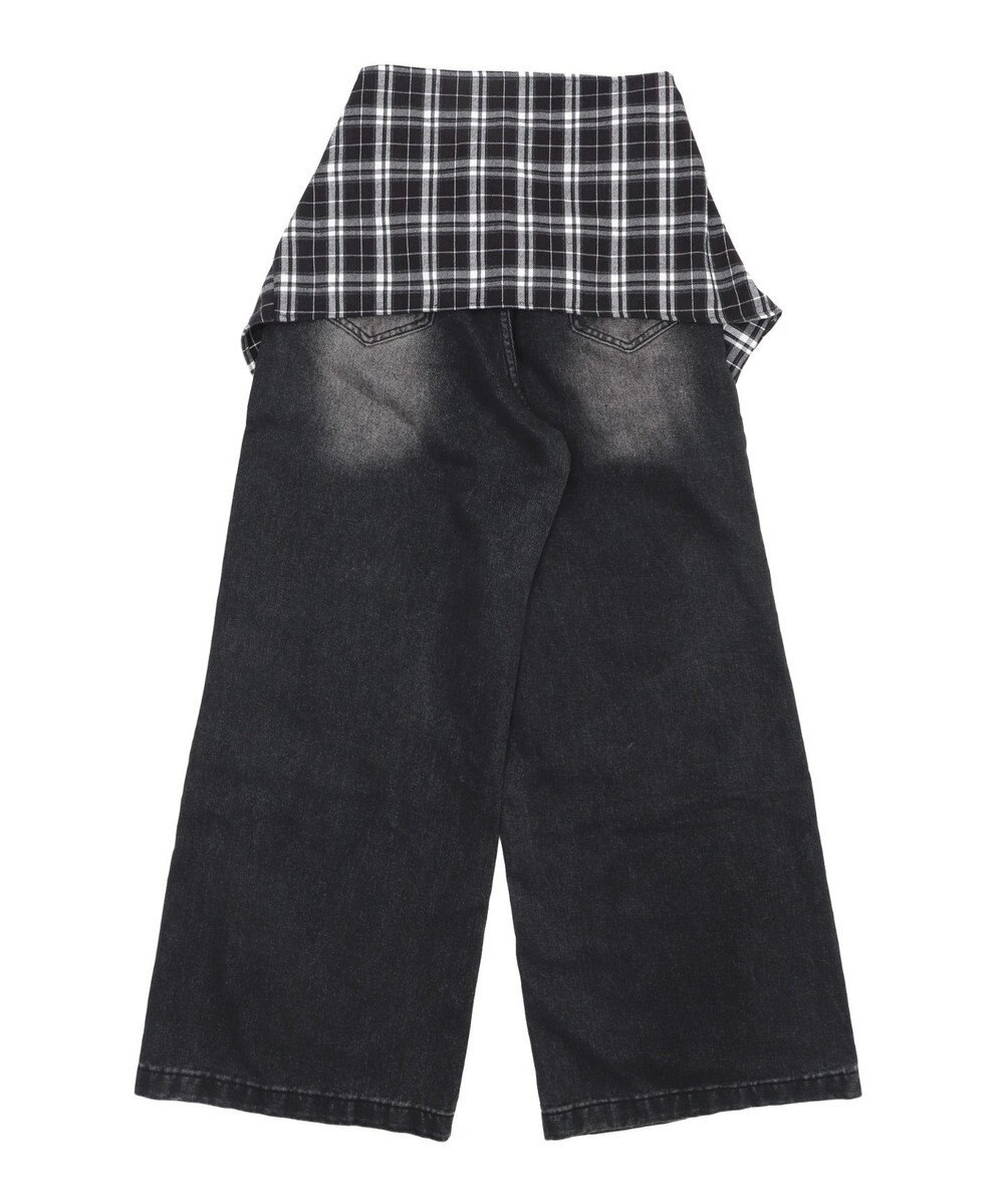 WEGO フェイクシャツスリーブデニム 