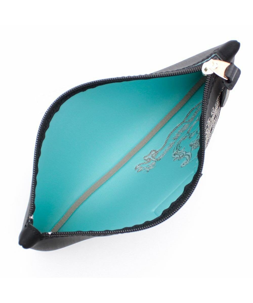 A.D.M.J. 【魔法の様に軽い】マジックライト/イタリアンファブリックステッチ刺しゅうフラットポーチ2セット(S・M) 