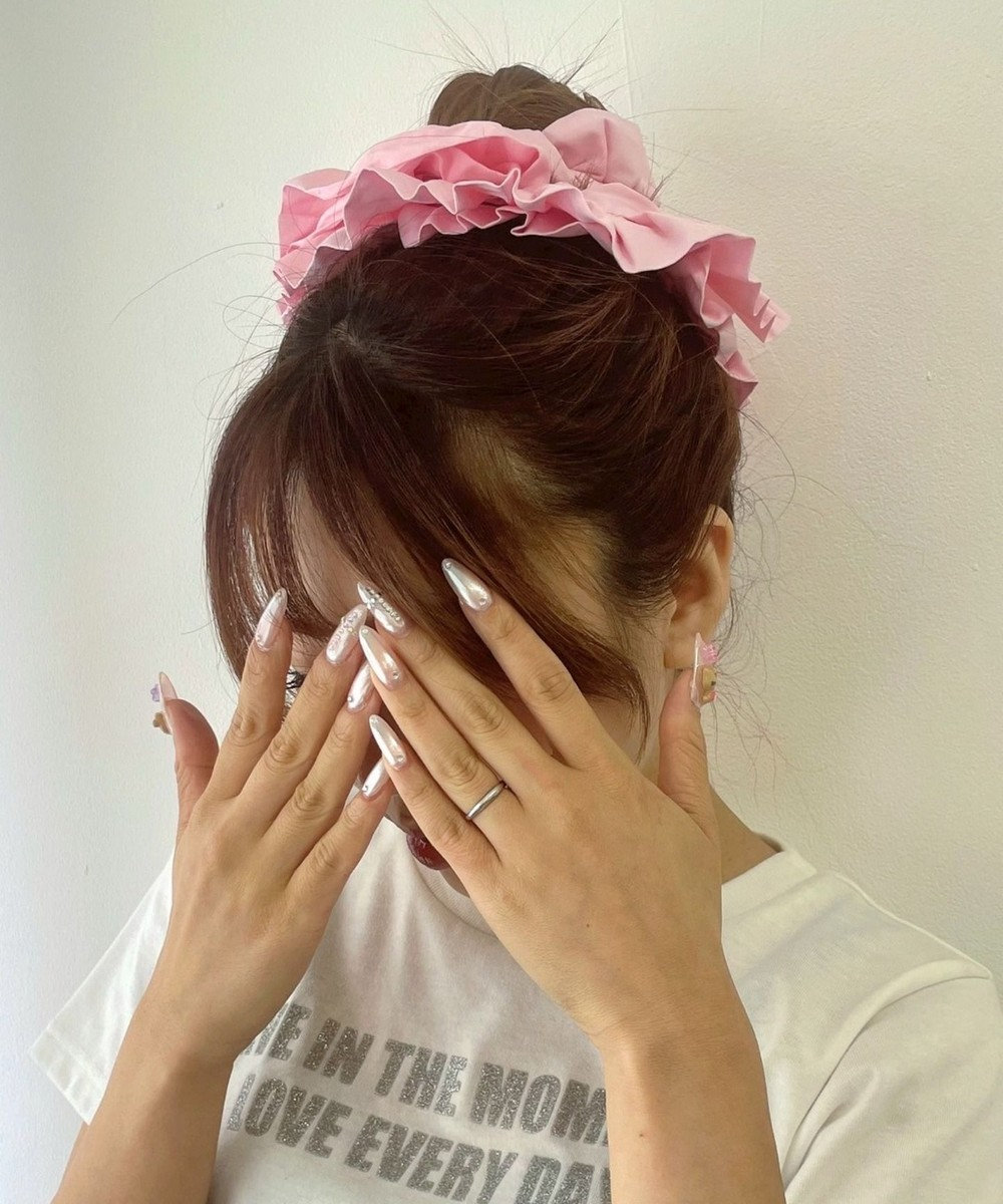 WEGO Lボリュームフリルシュシュ 