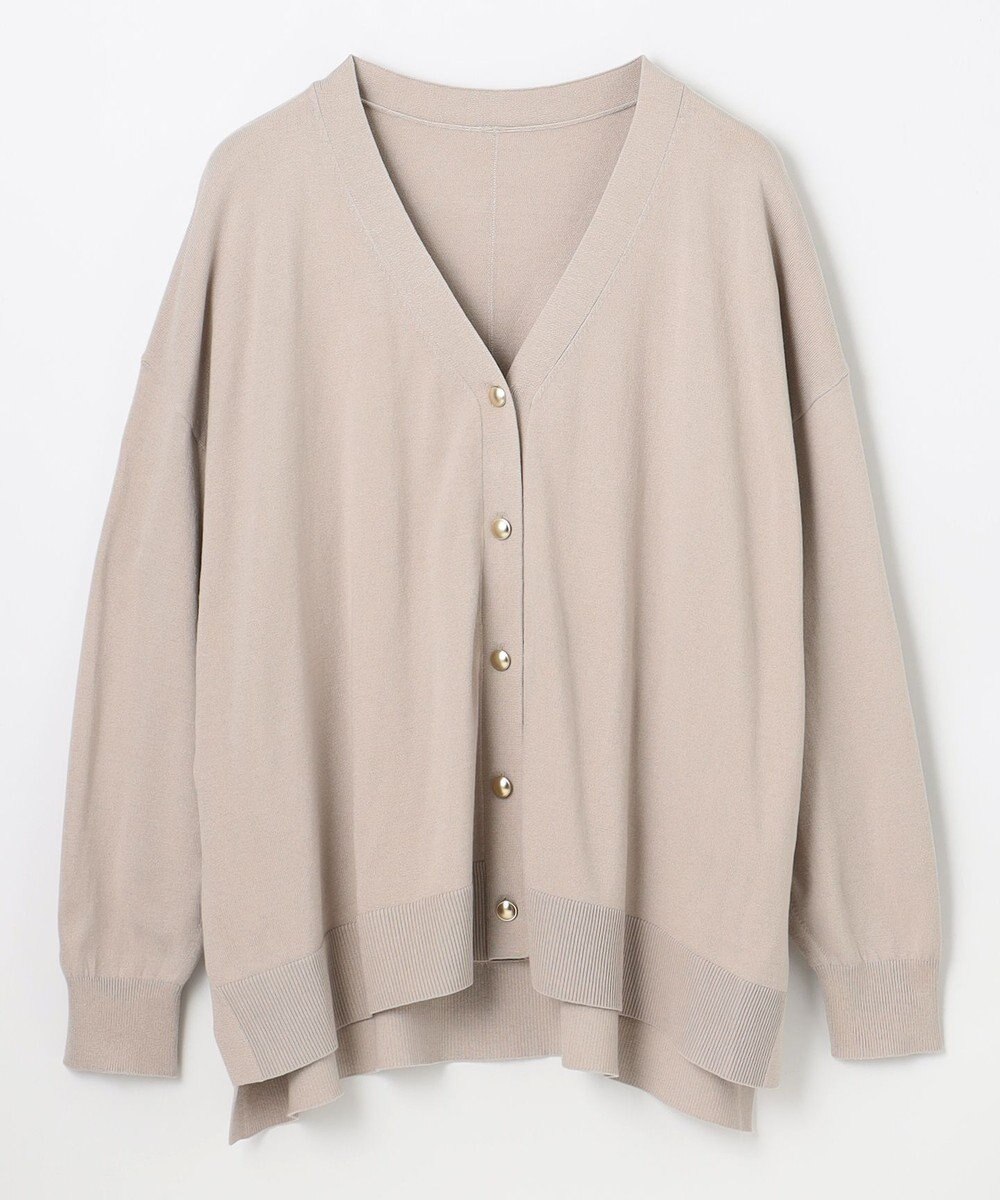 ANY L ゆるＶネックカーディガン 