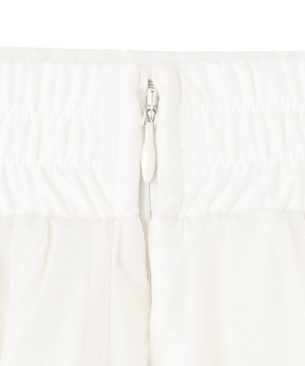 uncrave シアー オーガンジー フレア スカート 