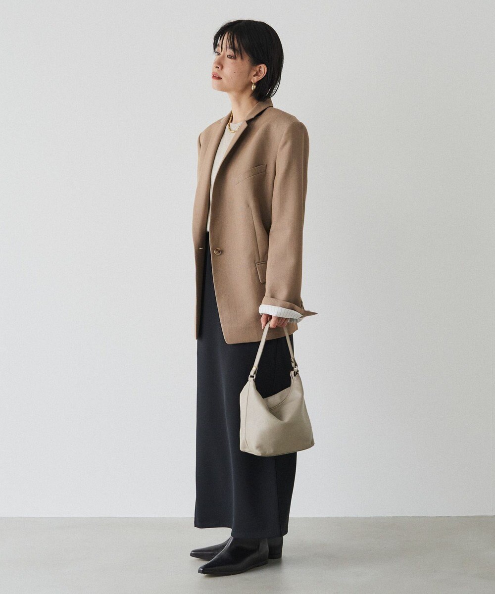 russet ソフトレザーシンプルショルダーバッグ (CE-1328-WEB) 