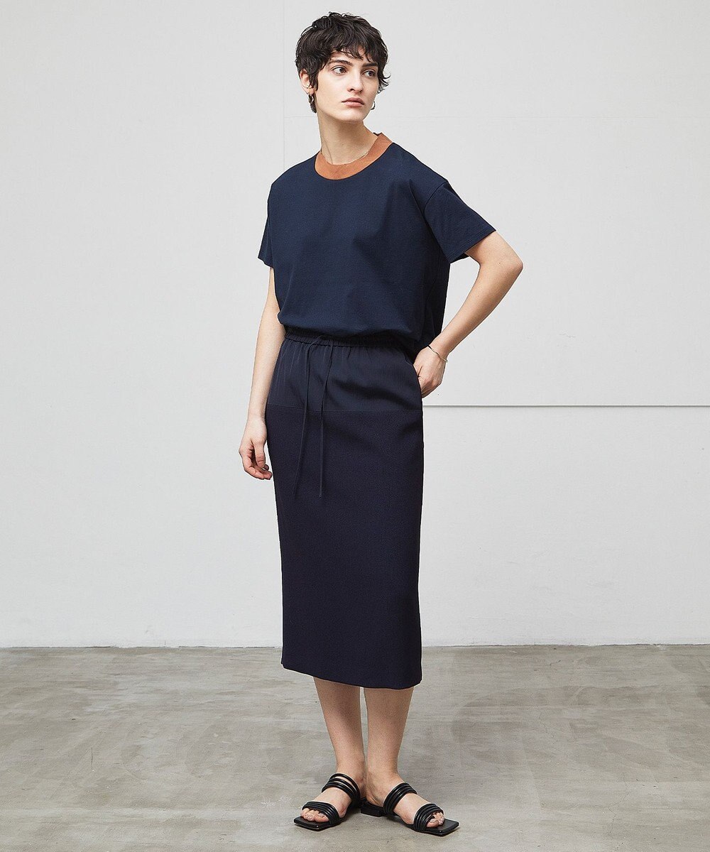 BEIGE， 【洗える】BRICKA / バイカラーTシャツ 