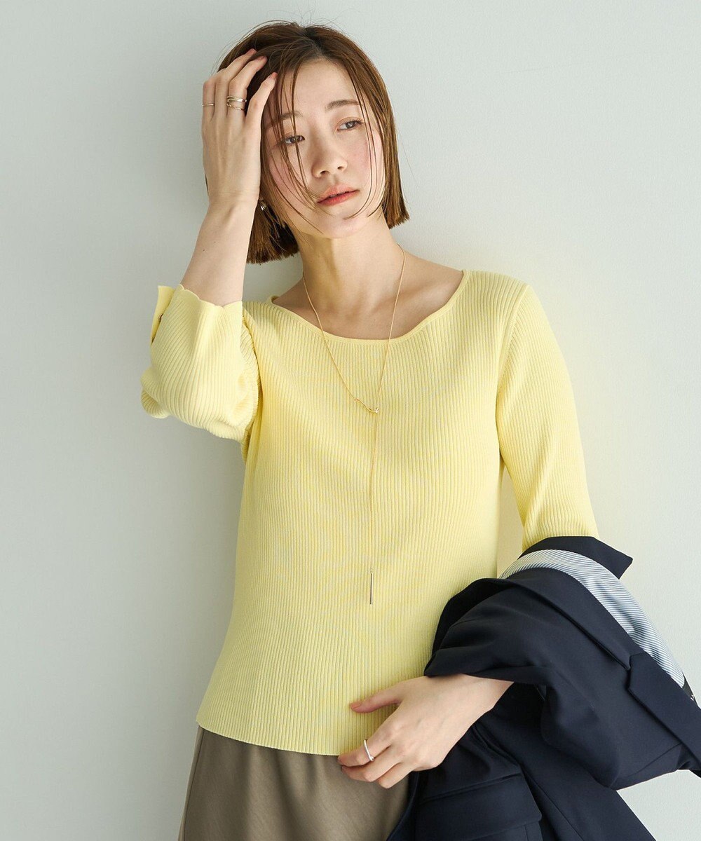 YECCA VECCA ウェービーメタルスライドラリエット 