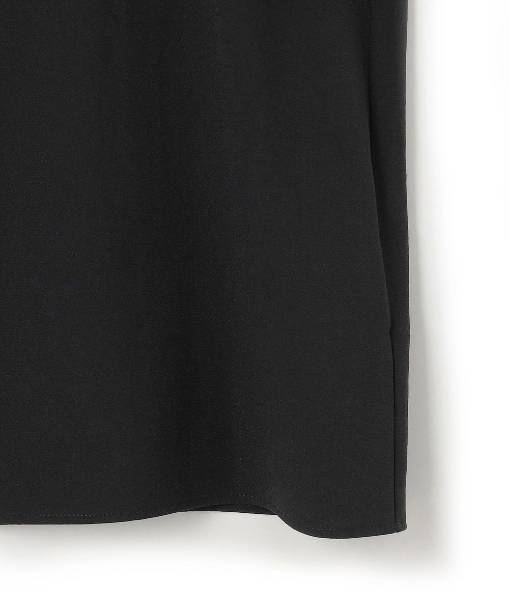 ICB L 【洗える】ストレッチジョーゼット ラッフルデザインブラウス 