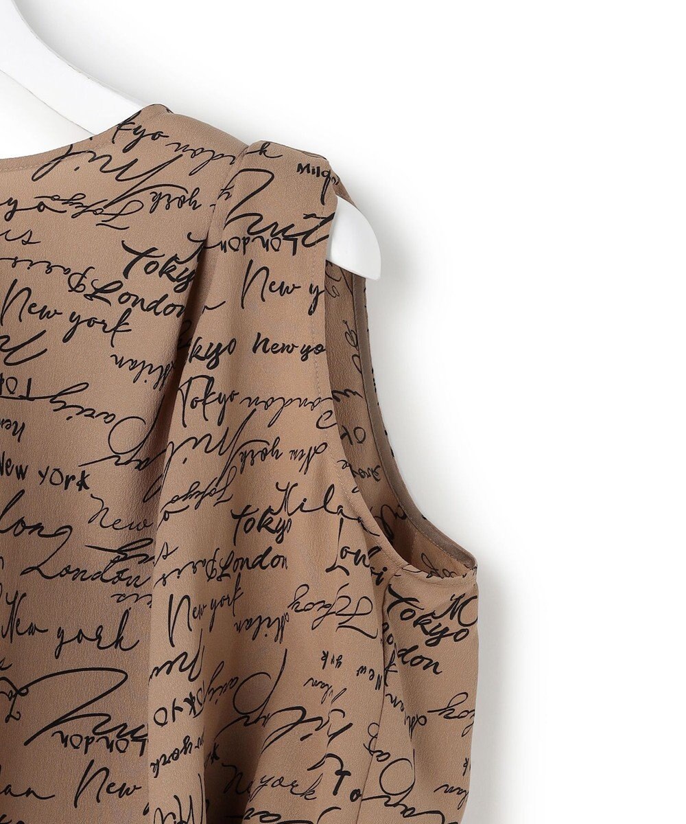 ICB 【30th ANNIVERSARY】5cityプリント ノースリーブワンピース 