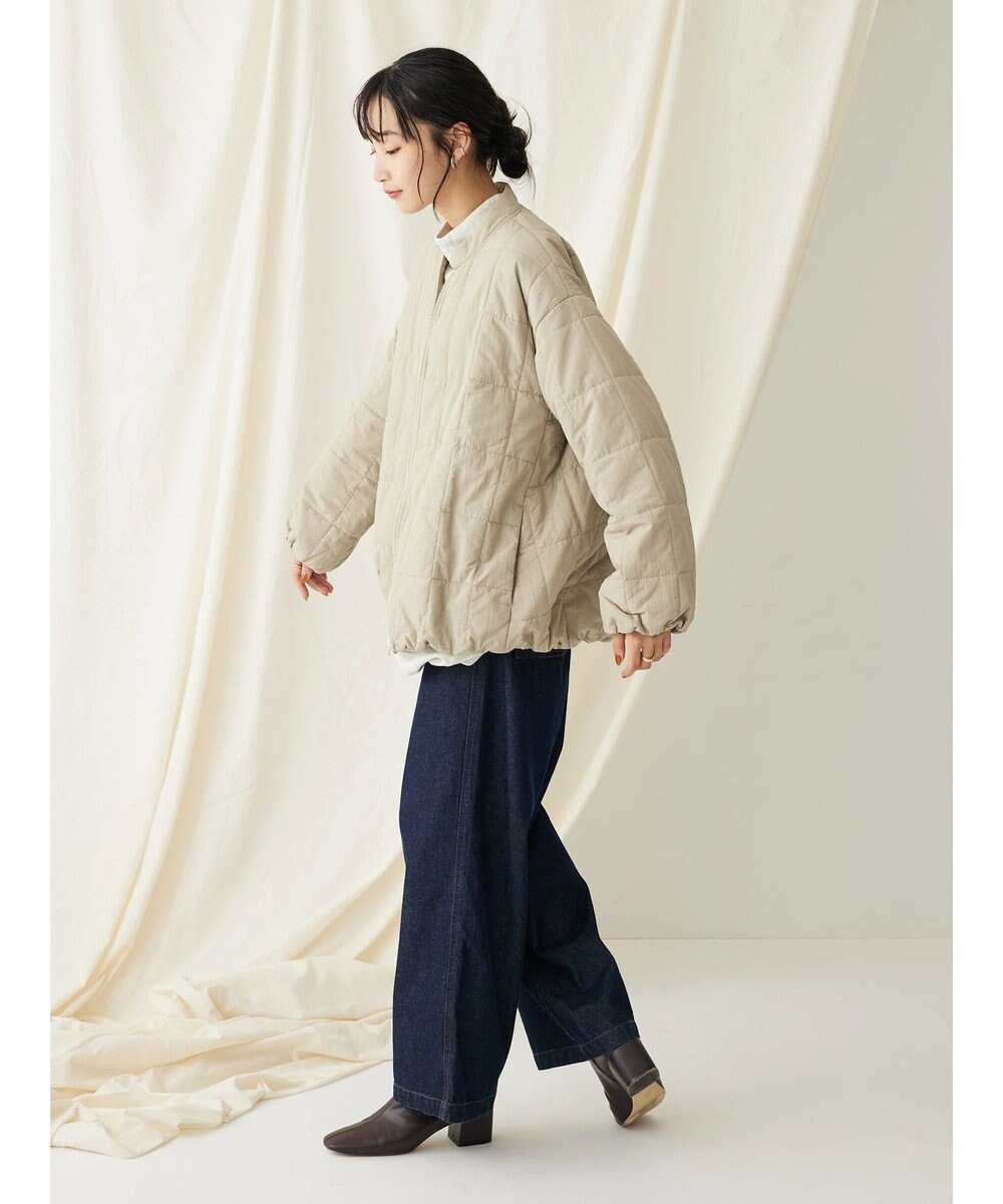 CRAFT STANDARD BOUTIQUE 蓄熱 スクエアキルトブルゾン 