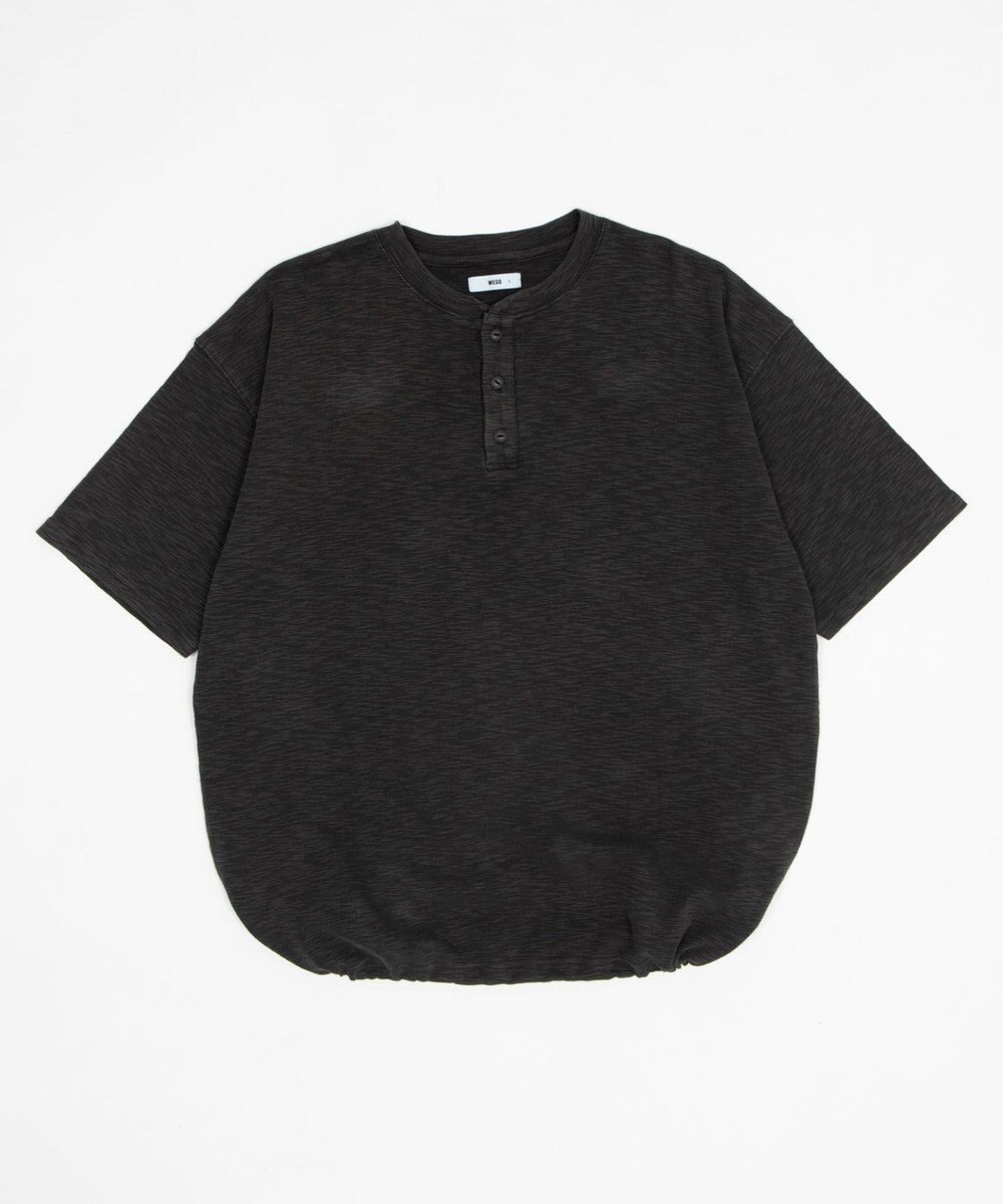 WEGO 【ユニセックス着用ITEM/MLサイズ展開】スラブヘンリーネックT（SS） 
