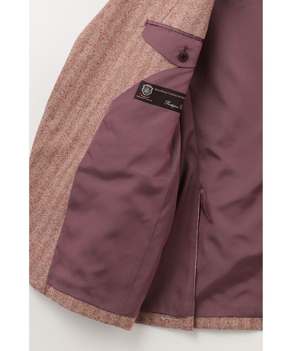 DAKS 【Tallia Di Delfino】ヘリンボーン ニューイントン・ジャケット 