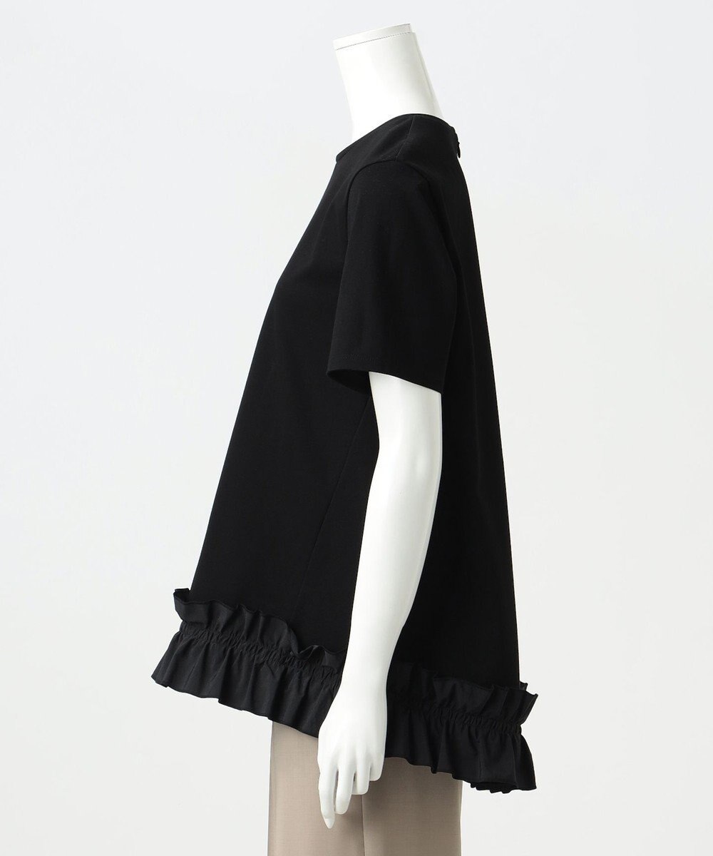 23区 S 【R(アール)】プレミアムコットンコンビ フリルヘムトップス 