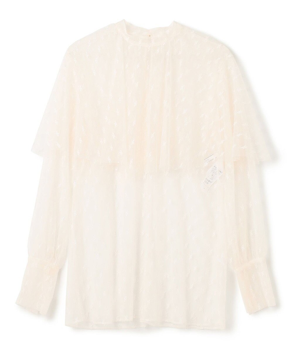BEIGE， 【洗える・Oggi 11月号掲載】CLOVIS / ケープデザイン総レースブラウス 