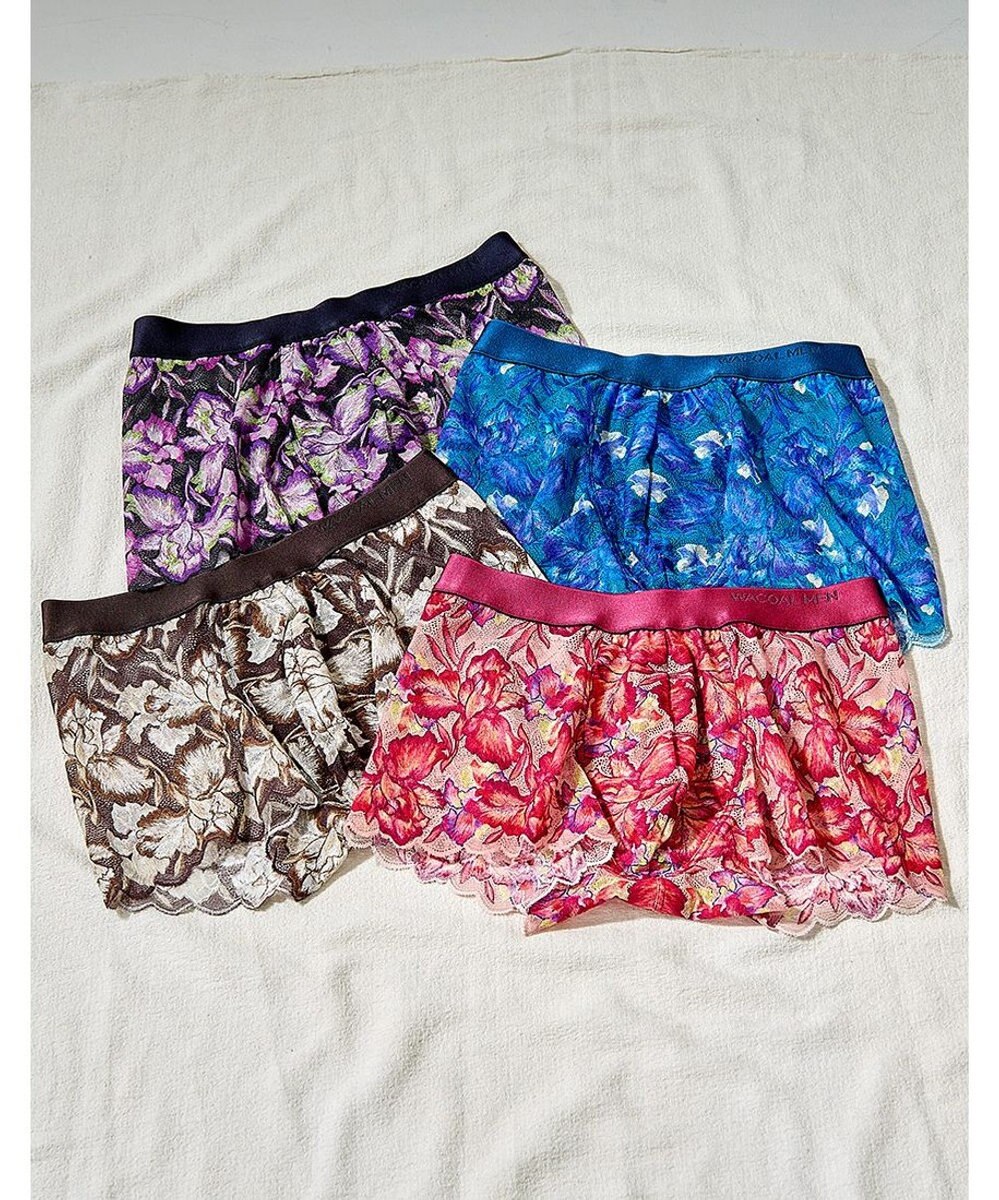 WACOAL MEN WACOAL MEN ボクサーパンツ 【レースボクサー】 フロント快適グラマラス 通気性 前閉じ 下着 メンズ WT3827 /ワコールメン 