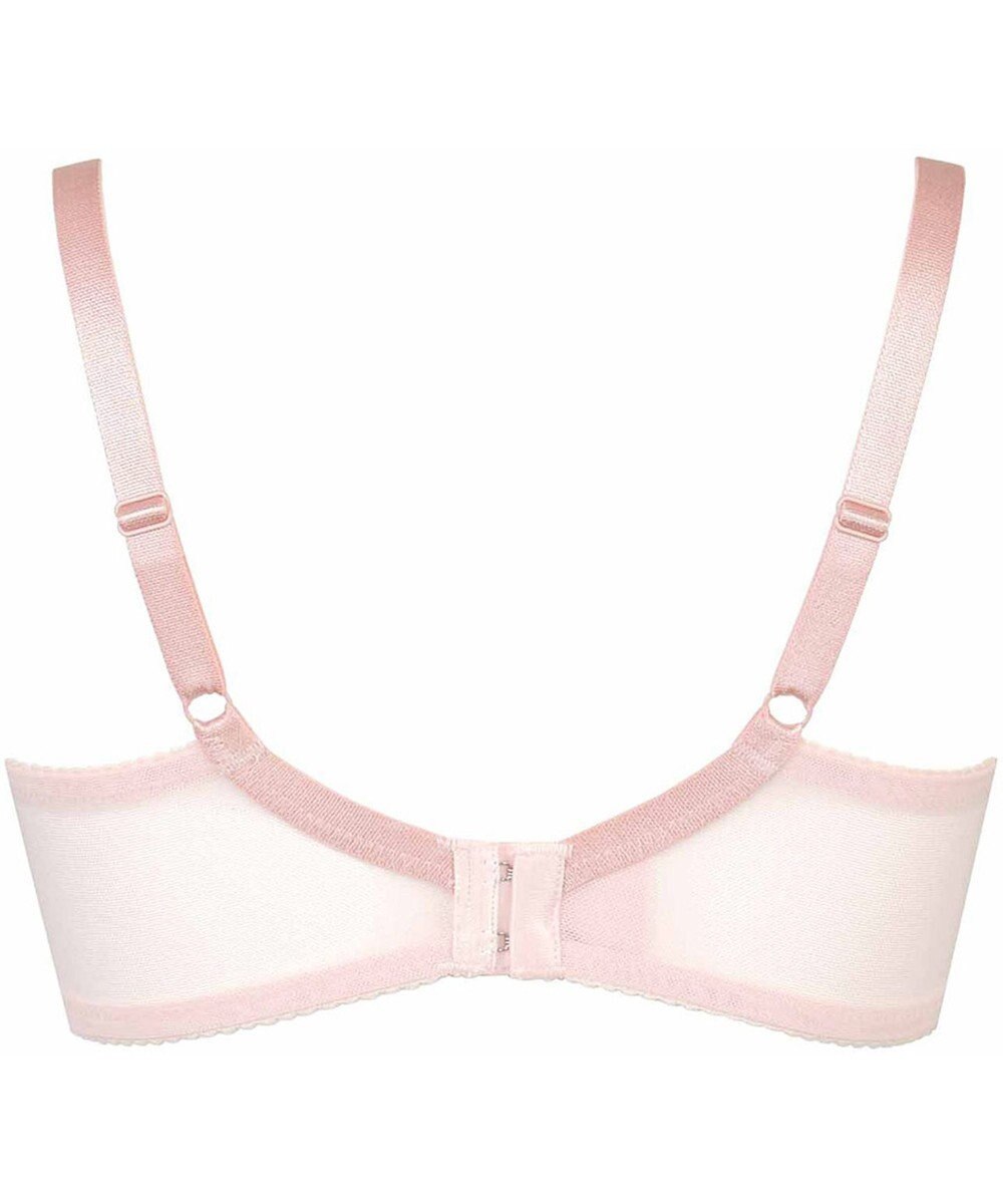 WACOAL 【リボンブラ 脇すっきり】 ブラジャー 脇高設計 着やせシルエット 谷間をメイクしてキープ Gカップまで対応 大きいサイズ レディース BRB433 /ワコール 